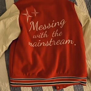 Zara Black Jacket with Red Collar